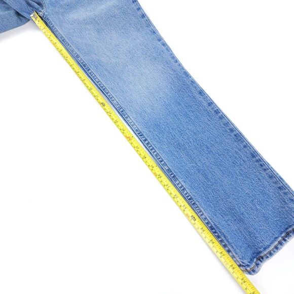 ABERCROMBIE 90s Straight Ultra High Rise Jeans Light Wash Clean Girl Minimal Y2k - Picture 4 of 8